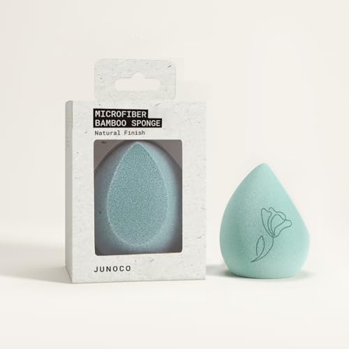 JUNO & Co. Microfiber Makeup Sponge, Dual Layer Technology - Image 2