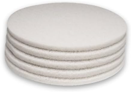 PRO SOURCE Floor Polishing Pads: Fine White Polyester by PROSOURCE