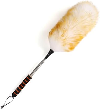 Lambswool Extendable Cleaning Duster 26-64 Inch, Anti-Static Wall Duster Cleaner - Image 2