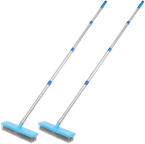 Deck Scrub Brush Stainless Steel Wire Floor Brush - Image 2