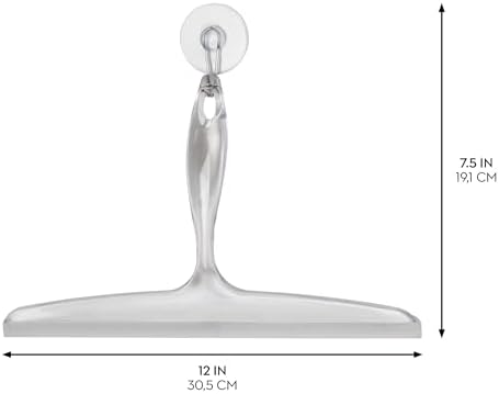 iDesign Bathroom Plastic Shower Squeegee - Image 4