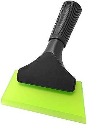 FOSHIO Small Squeegee with 5 Inch Green Rubber Blade Mini Wiper Window Tinting by FOSHIO
