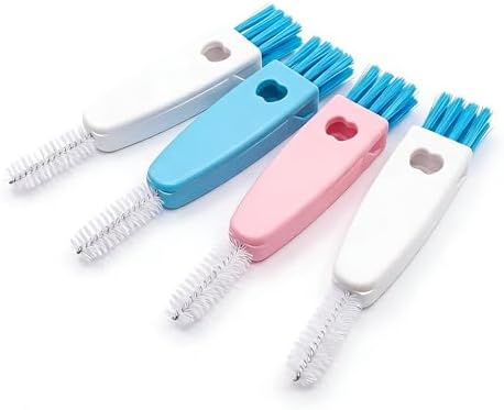 3 in 1 Cup Lid Gap Cleaning Brush Set, Mutipurpose Tiny Silicone Cup Holder by Unknown