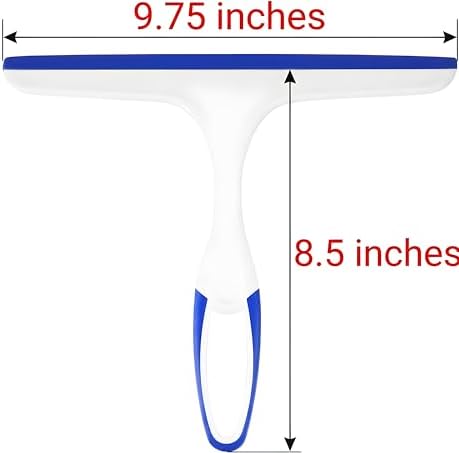 2 Pack Shower Squeegee for Glass Doors – 9.5” Silicone Blade Window Cleaner - Image 3