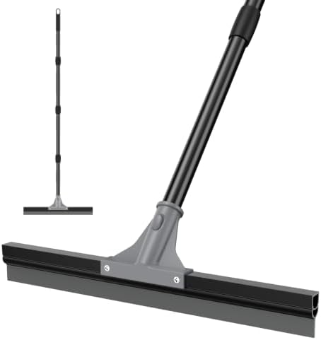 nacena Floor Squeegee with 62-in Long Adjustable Handle by nacena