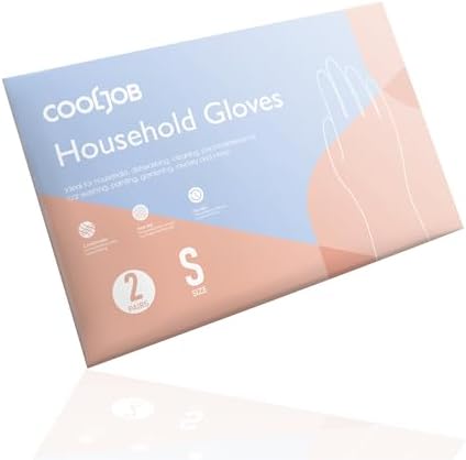 COOLJOB 2 Pairs Household Rubber Gloves, Cotton Lining - Image 6