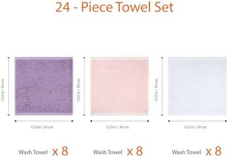 Amazon Basics Highly Absorbent, Fast Drying 100% Cotton Washcloths - Image 4