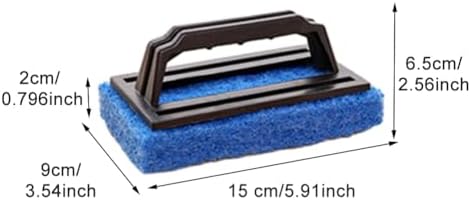 3‑Pack Hand‑Held Pool Scrub Brush Set, Non‑Scratch Sponge Tile Scrubber - Image 2