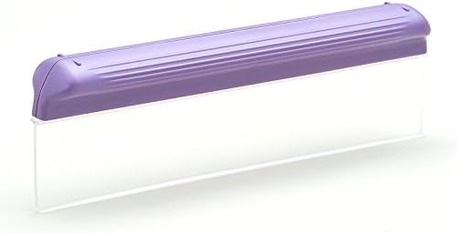 One Pass Classic 12" Waterblade Silicone T-Bar Squeegee Purple - Image 2