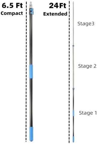 30 Foot High Ceiling Fan, Cobweb Duster - Image 3