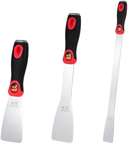 JL&LOVE Stainless Steel Putty Knife Scraper Set, Caulk & Paint Removal by JL%26LOVE