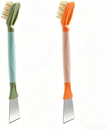 2-in-1 Dual Head Kitchen Scraper Brush, 2 Pack by Unknown