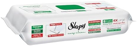 Sleepy Easy Clean White Soap Additive Mopa Compatible Floor Cleaning Towel by Sleepy