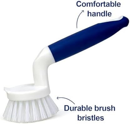 CELOX 2 Pack Dish Brush, Dishwashing Scrubber & Scraper - Image 6