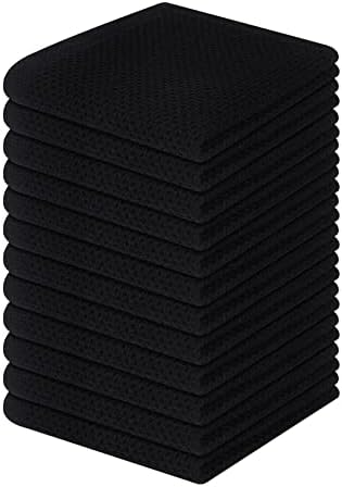 Homaxy 100% Cotton Waffle Weave Kitchen Dish Cloths 12-Pack by Homaxy