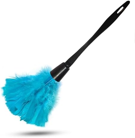 14 Inch Turkey Feather Duster – Lightweight Cleaning Brush by AIDUZETY