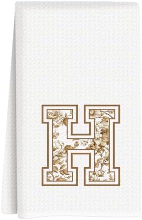 Chinoiserie Initial Kitchen Towels, Personalized Kitchen Towels, Personalized by Unknown