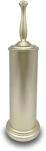 Satin Matte Soft Gold Toilet Bowl Brush by IndecorHome