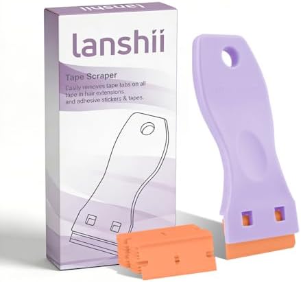 Plastic Razor Scraper with 10pcs Double Edged Plastic Blades - Image 2