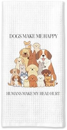 Funny Dogs Kitchen Towels Hostess Gifts by Sldpngo