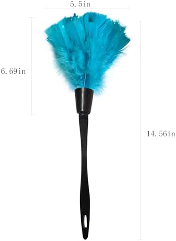 14 Inch Turkey Feather Duster – Lightweight Cleaning Brush - Image 2