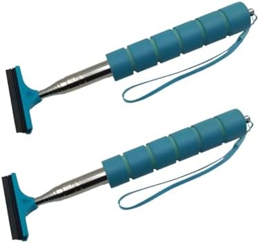 2PCS Car Side Mirror Squeegee, Retractable Vehicle Rear View Mirror Cleaning - Image 7