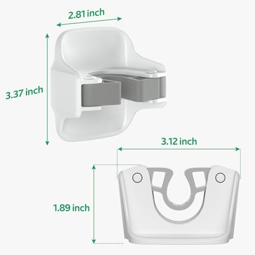 reliahom Broom Holder Wall Mount Mop Grippers Organizer wall Hanging - Image 4