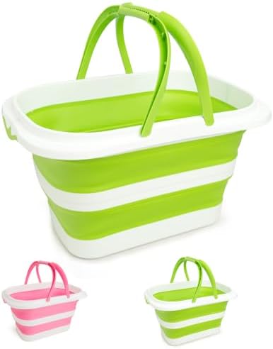 Large Collapsible Bucket for Cleaning, 4.2 Gallon/16L by XXFLOWER
