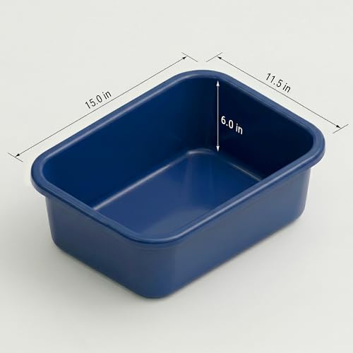 DecorRack 2 Plastic Wash Basins, Large 10 Quart Graduated Bucket, Portable - Image 3