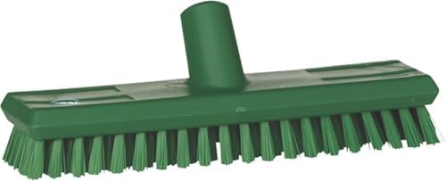 Vikan 70412 10-3/4" Polyester Stiff Bristle Deck Scrub by Vikan