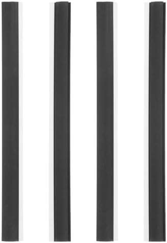 Zerodeko Dustpan Rubber Lip Replacement 4 pcs Dustpan Replacement Edge Strips by Zerodeko