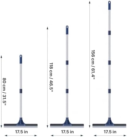 DSV Standard Floor Squeegee for Concrete Floor, 17.5" Large Floor Squeegee - Image 2