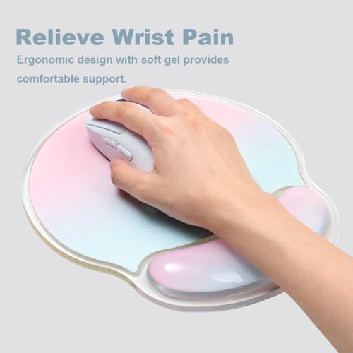 Gel Wrist Rest and Mouse Pad for Keyboard and Mouse, Ergonomic Mousepad Set - Image 5