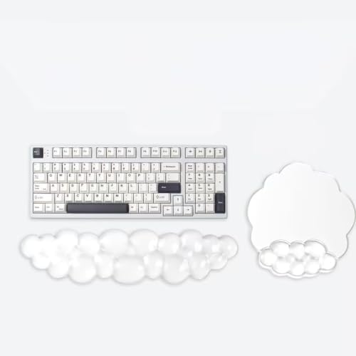 Cloud Wrist Rest for Keyboard and Mouse Set by Sumgsn
