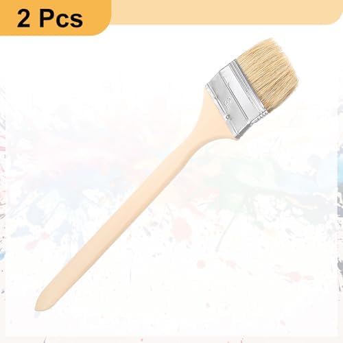 HARFINGTON 2pcs Bent Radiator Paint Brush 3" Width Curved Wall Paint Soft - Image 3