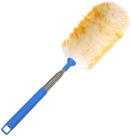Premium Wool Lambswool Extendable Adjustable-Length Cleaning Brush Duster by Danchet