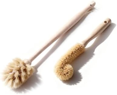 2-Piece Wooden Bottle Brush Set by milinkllc
