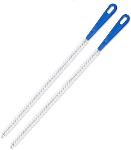 Drain Cleaning Brush 2pack, Clog Remover 23.6inch, Drain Hair Remover Tool by Unknown