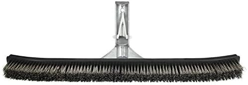 Poolmaster 18-Inch Stainless Steel Pool Algae Brush, Heavy-Duty Aluminum Back - Image 3