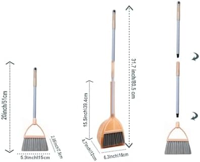 Mini Broom with Dustpan for Kids, Little Housekeeping Helper Set - Image 3