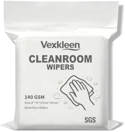 6" x 6" Durable & Absorbent Cleanroom Wipe by PrecisionCleanroomSupplies