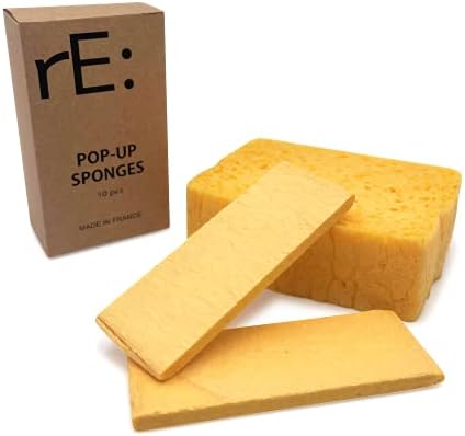 rE: REKURATOR Eco-Friendly Pop-Up Sponges – 100% Vegetable Cellulose, by rE