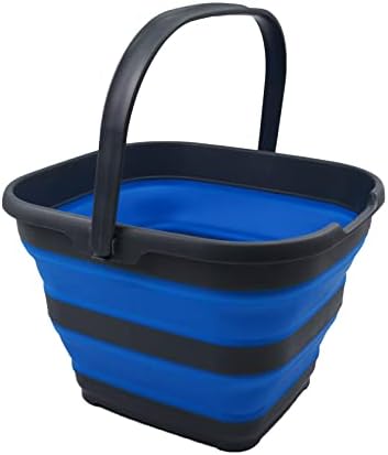 SAMMART 10L Collapsible Rectangular Handy Basket/Bucket by SAMMART