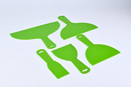 5Pcs Plastic Putty Knife Flexible Scraper - Image 3