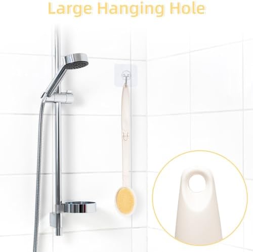 LFJ 19" Long Handle Shower Sponge Brush Set - Image 7