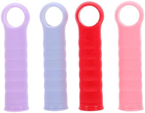 Mop Handle End Caps 4pcs Plastic Handle Grips by TOVINANNA