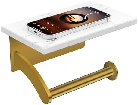 FORIOUS Natural Marble Toilet Paper Holder by FORIOUS