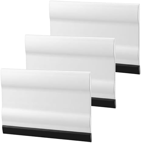 Amabro 3Pcs Mini Rubber Squeegee 3 Inch Small Handheld Window Scraper by Amabro