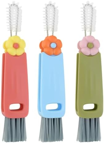 3 Pcs 3 in 1 Cup Lid Cleaning Brush Crevice Cleaning Brush by Unknown