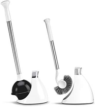 simplehuman Toilet Plunger and Toilet Brush Set by Unknown
